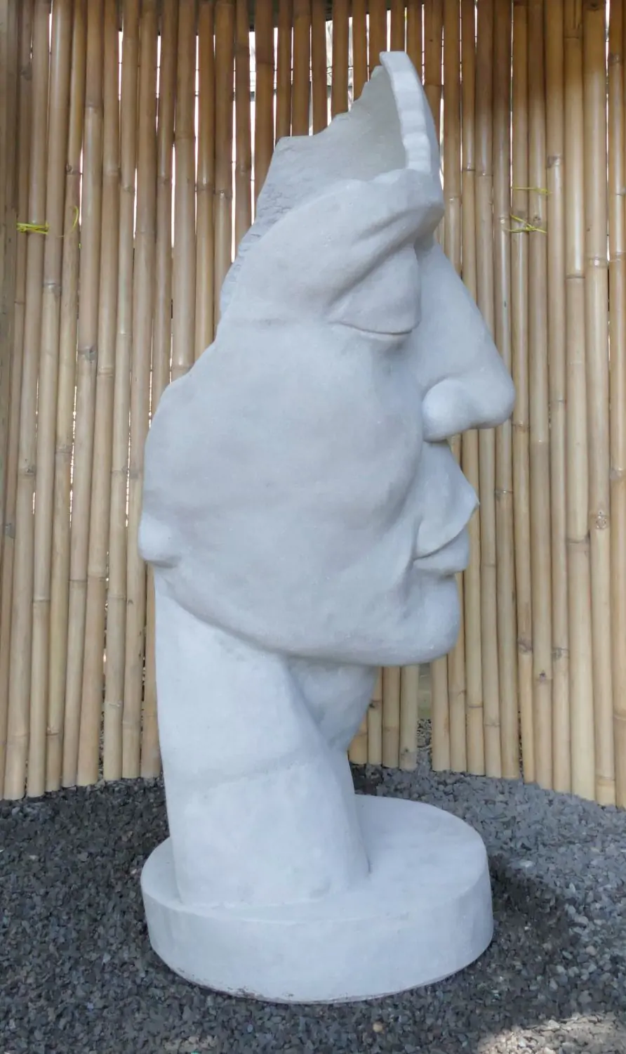  Product image 3 of the product “Mask Human 02 (inclined to the left) original by the artist - 150m height ”